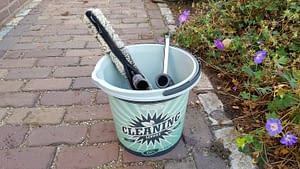 Window Washing Bucket and Solution