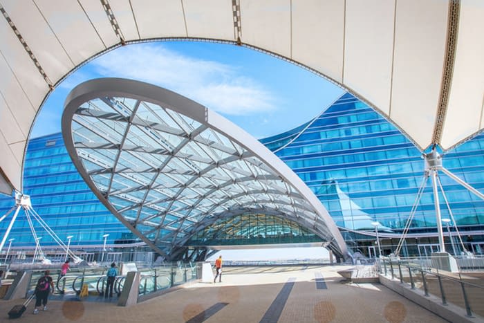 The Denver International Airport