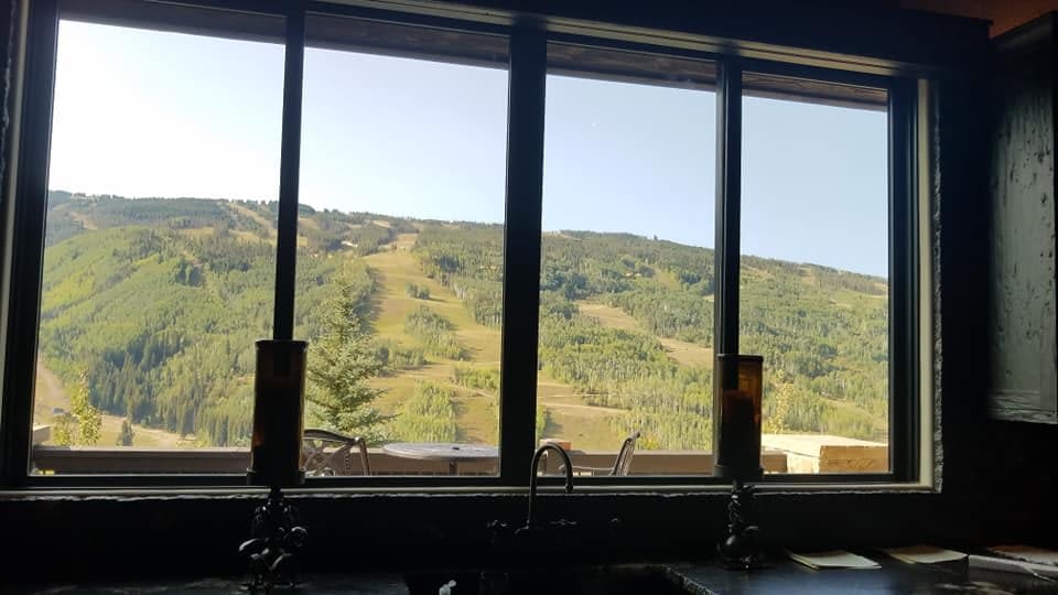 Beautiful Custom Home in Devner Getting windows washed and cleaned